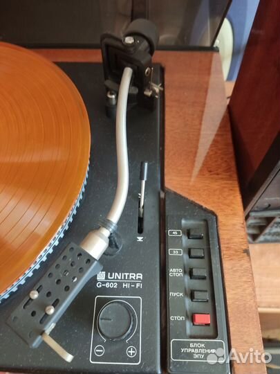 Проигрыватель винила Вега 108 с колонками