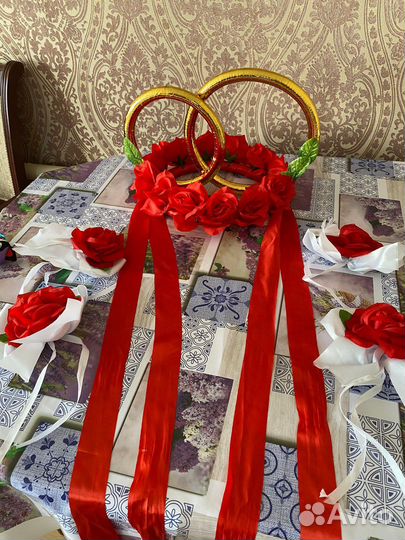 Кольца свадебные на автомобиль