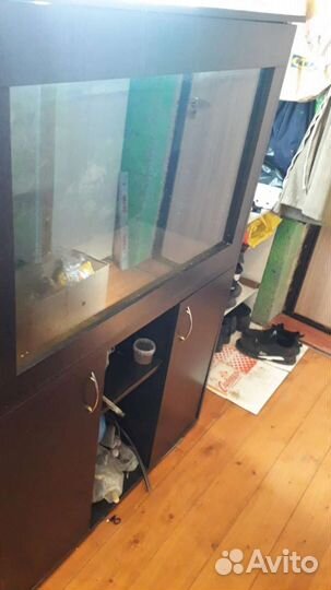 Аквариум с тумбой 200литров,3 тысячи