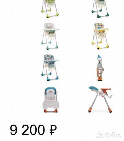 Стульчик для кормления chicco polly 2 в 1