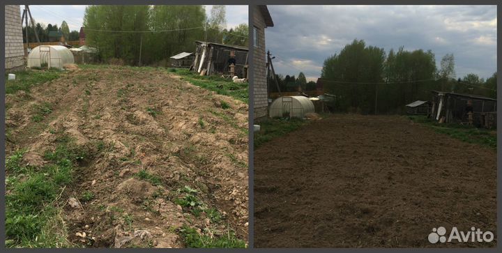 Вспашка земли