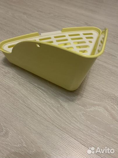 Угловой туалет для грызунов