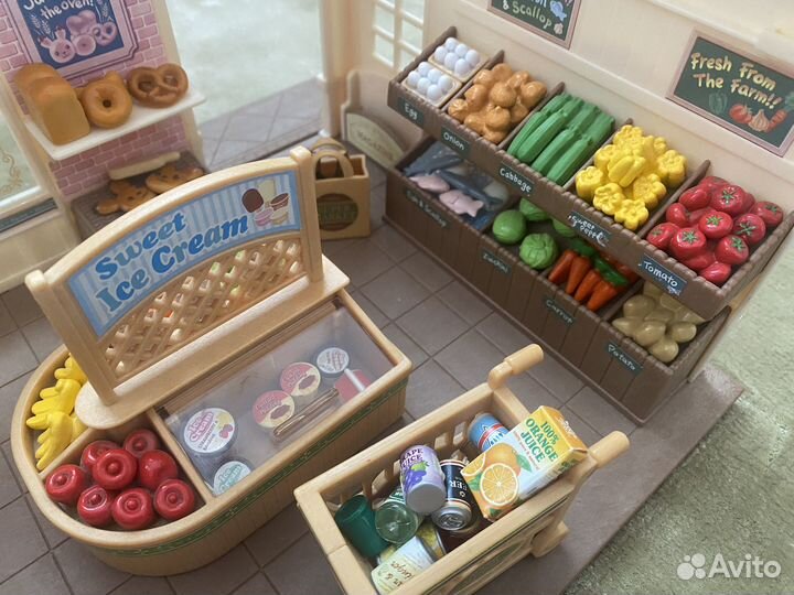 Sylvanian families продуктовый супермаркет