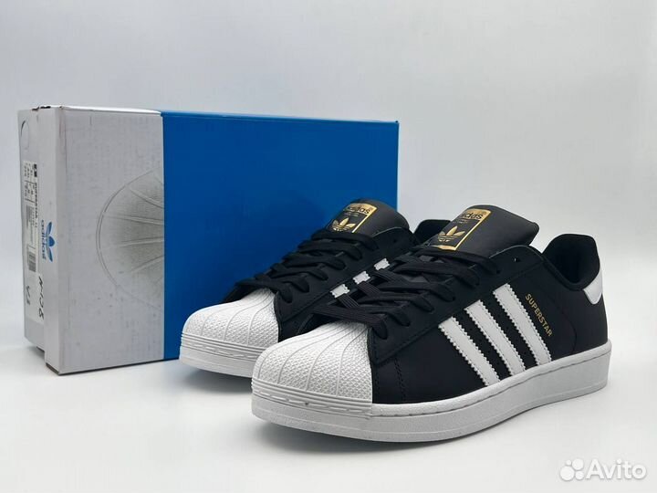 Кроссовки Adidas Superstar Originals Black White