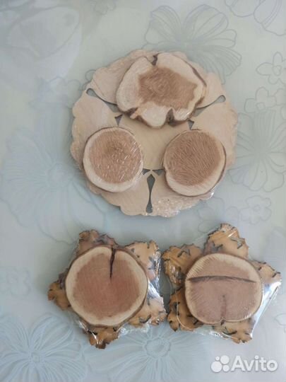 Подставка под горячее+ подстаканники