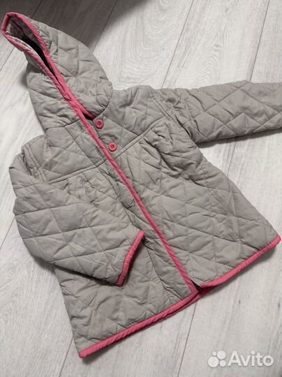 Стеганая куртка для девочки 86