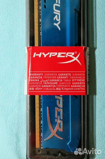 Оперативная память Hyper X 8 Gb 2 шт. Новая