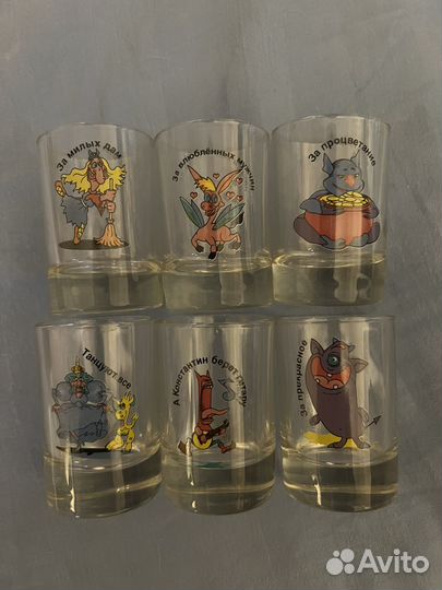 Подарочный набор рюмок + пепельница