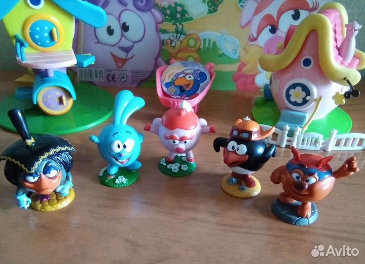 Смешарики домики и игрушки