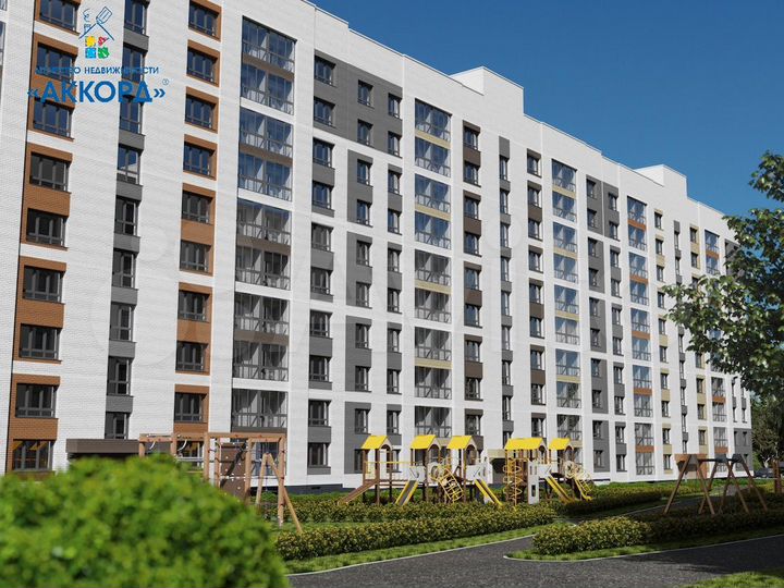 2-к. квартира, 33,8 м², 1/10 эт.