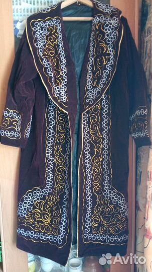 Халат унисекс из бархата