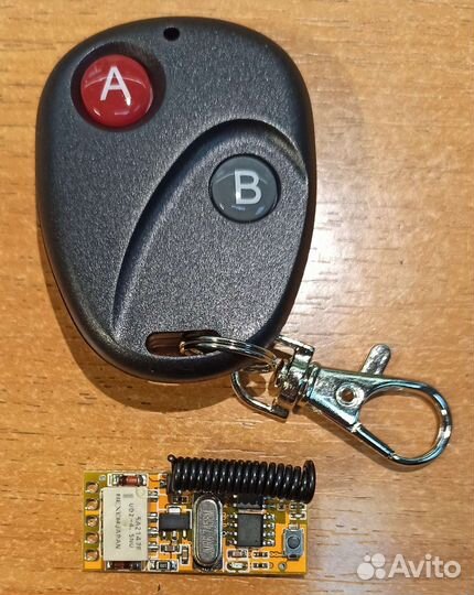 Радио реле с пультом 1 канал, 6-12В