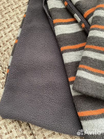 Комплект шапка и шарф для мальчика