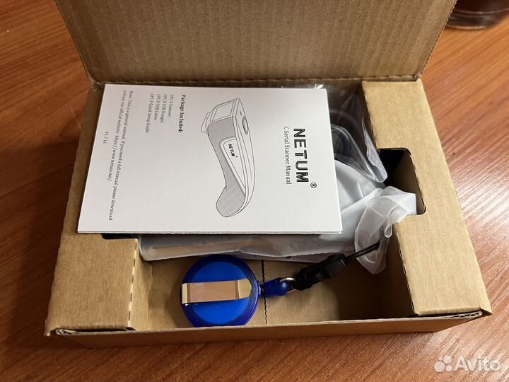 Сканер штрихкодов беспроводной Netum C750