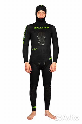Мужской гидрокостюм для подводной охоты Garda Nero