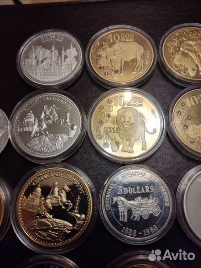 Памятные монеты пруф