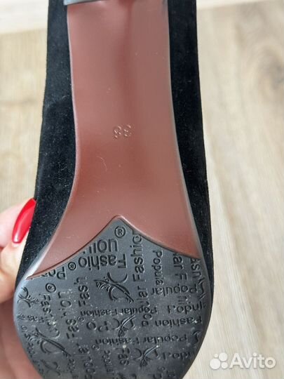 Туфли женские новые 38 размер натуральная замша