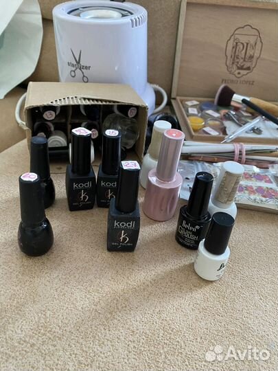 Гель лаки для маникюра набор инструменты