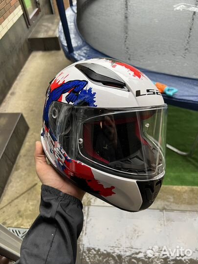 Детский мото шлем