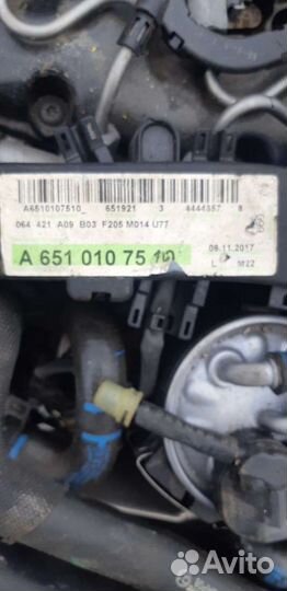 Двигатель Mercedes C W205 (2014 - 2021) 2.2 om651