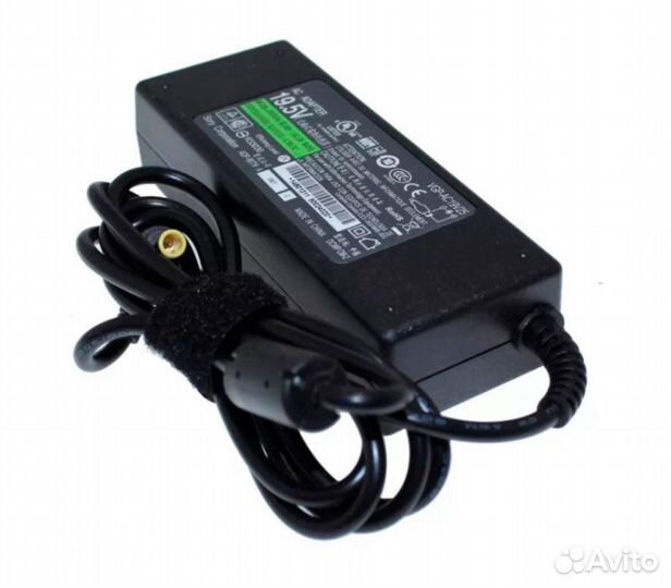 Блок питания Sony Vaio 19.5V 2A 40W / 6.0x4.4 с иг