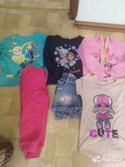 Вещи пакетом на девочку 4 года