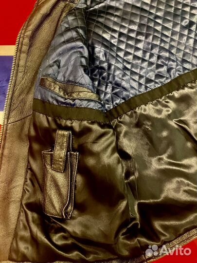 Мотокуртка кожаная