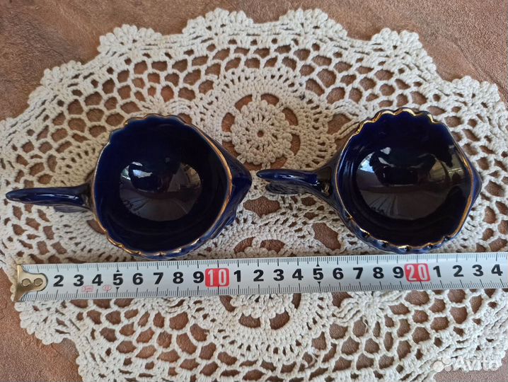 Икорница Рыбка. Винтаж. Фарфор. СССР