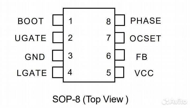 Микросхема APW7057KC-TRL