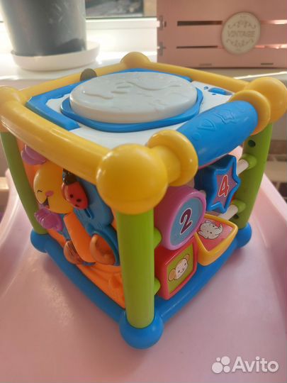 Кубик музыкальный развивающий