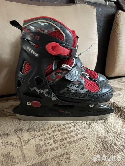 Коньки раздвижные nordway 33-37