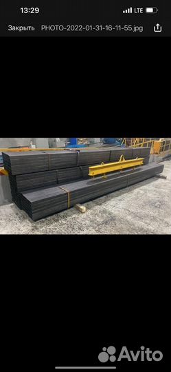 Профильная труба 40х20х1,5мм 6м ст3пс