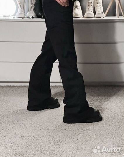 Джинсы Tapered silhouette jeans, Rick Owens style