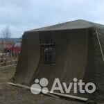 Палатка прк брезентовая