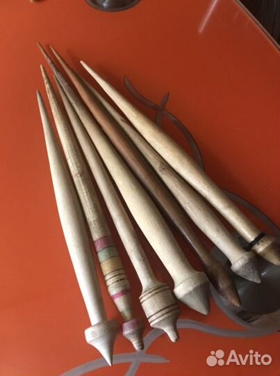 Веретено деревянное —-винтаж