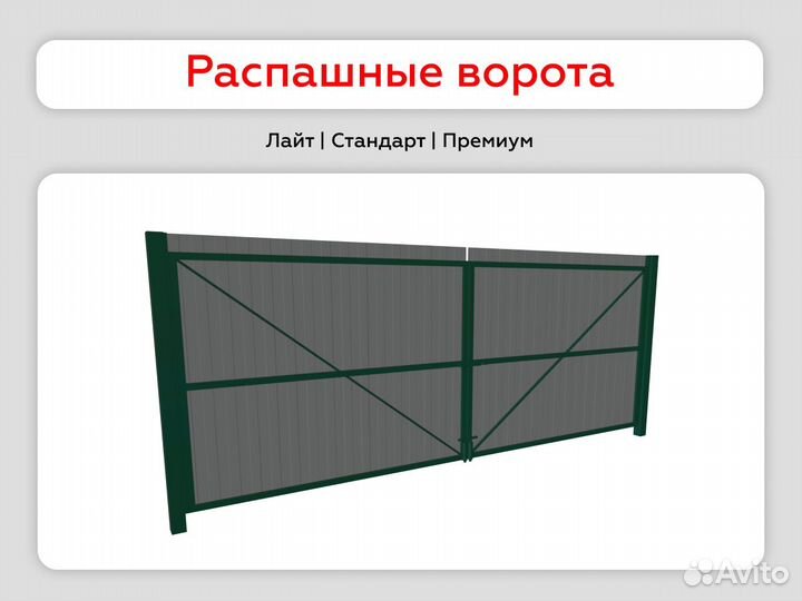 Ворота распашные