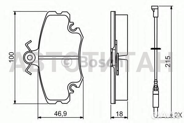 Колодки тормозные дисковые renault logan I (LS ) 1
