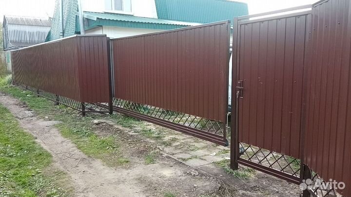 Откатные ворота с установкой монтаж 24-72 часа