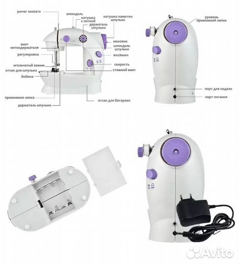 Швейная машина Mini Sewing Machine SM-202A