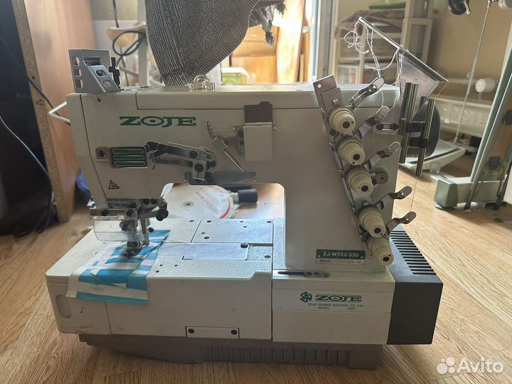 Плоскошовная Швейная машина zoje-ZJ-W122-356