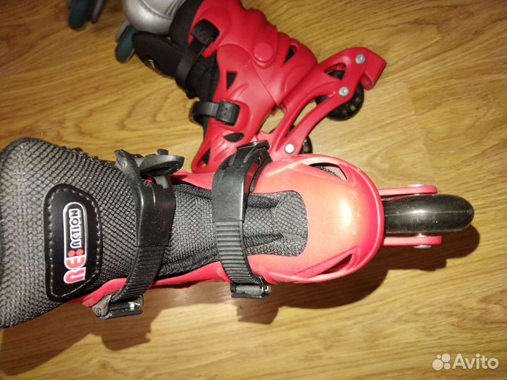 Роликовые коньки детские раздвижные