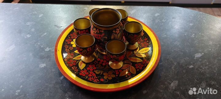 Наборы хохлома посуда