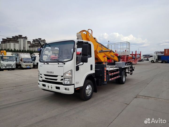 Автовышка 32 метра с кабиной