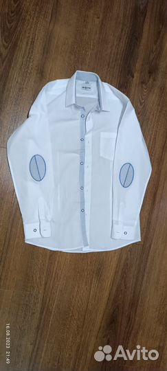Рубашка белая, новая, р-р 152-158 см