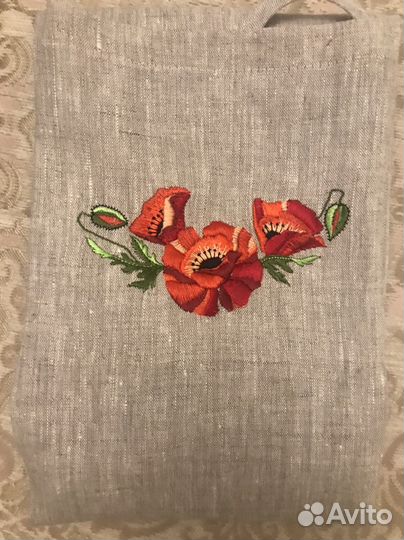 Фартук женский кухонный,лен