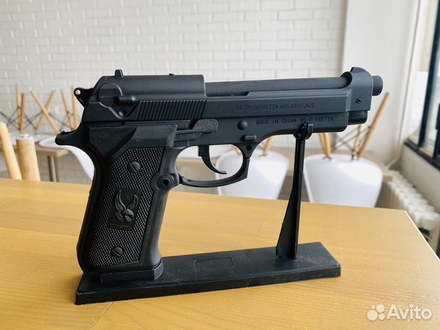 Зажигалка Беретта черная матовая