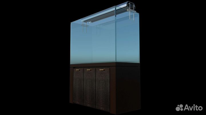 Аквариум 700 литров с декором