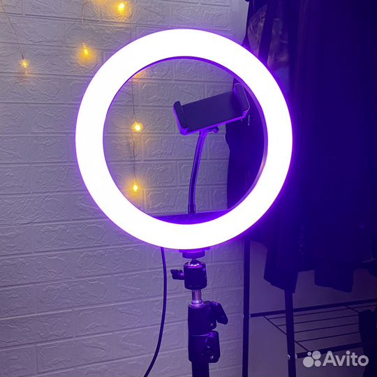 Кольцевая лампа со штативом