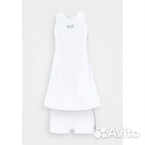 Платье tennis PRO classic Armani Emporio, белый