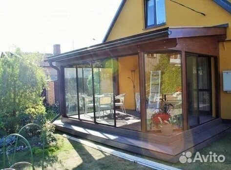 Безрамное остекление частного дома и дачи